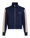 Autry Zippered Sweatshirt Featuring Front Pockets In Blue