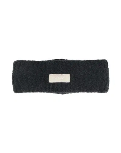 Autry Woman Hair Accessory Charcoal Size - Virgin Wool, Nylon, Elastane In Grey