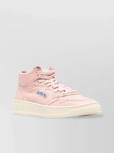 Autry Woman Mid Sneakers Ankle Perforated Rubber