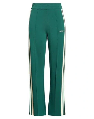 Autry Woman Pants Green Size M Viscose, Nylon
