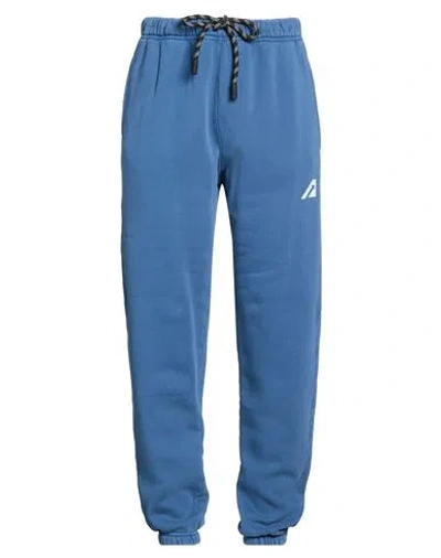 Autry Woman Pants Navy Size Xl Cotton In Blue