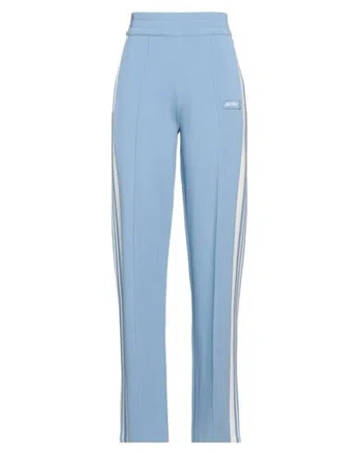 Autry Woman Pants Sky Blue Size Xl Viscose, Nylon