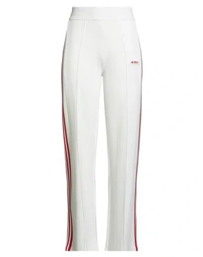Autry Woman Pants White Size M Viscose, Nylon