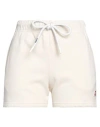 Autry Woman Shorts & Bermuda Shorts Cream Size L Cotton In White
