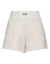 Autry Woman Shorts & Bermuda Shorts Light Grey Size M Cotton In Grey