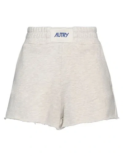 Autry Woman Shorts & Bermuda Shorts Light Grey Size M Cotton