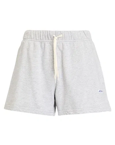Autry Woman Shorts & Bermuda Shorts Light Grey Size S Cotton