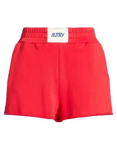 Autry Woman Shorts & Bermuda Shorts Red Size S Cotton
