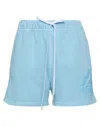 Autry Woman Shorts & Bermuda Shorts Sky Blue Size S Cotton
