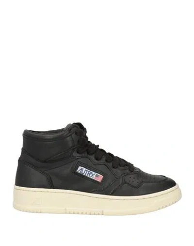 Autry Woman Sneakers Black Size 6 Goat Skin