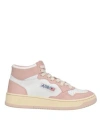 Autry Woman Sneakers Blush Size 6 Soft Leather In Pink