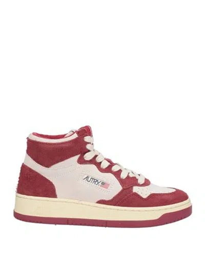 AUTRY AUTRY WOMAN SNEAKERS BRICK SIZE 8 LEATHER