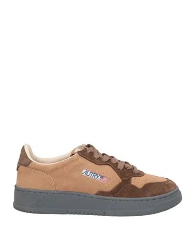 Autry Woman Sneakers Brown Size 8 Leather