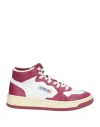 Autry Bicolor Medalist Mid Sneaker In Red