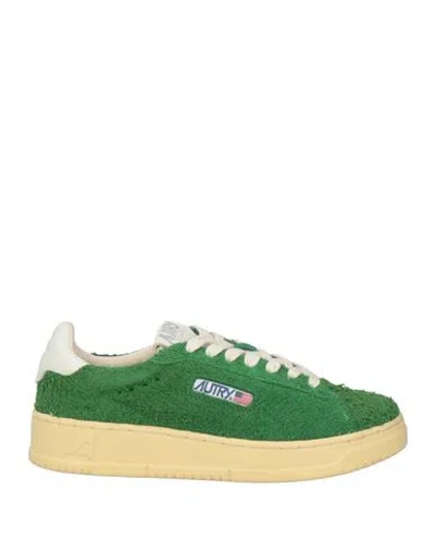 Autry Woman Sneakers Green Size 7 Leather
