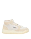 Autry Woman Sneakers Ivory Size 8 Leather In White
