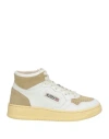 Autry Medalist High-top Sneakers In Khaki