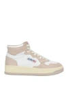 Autry Woman Sneakers Light Brown Size 6 Leather In Beige