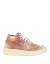 Autry Woman Sneakers Light Brown Size 7 Textile Fibers In Sand