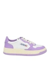 Autry Medalist Low-top Sneakers In Purple