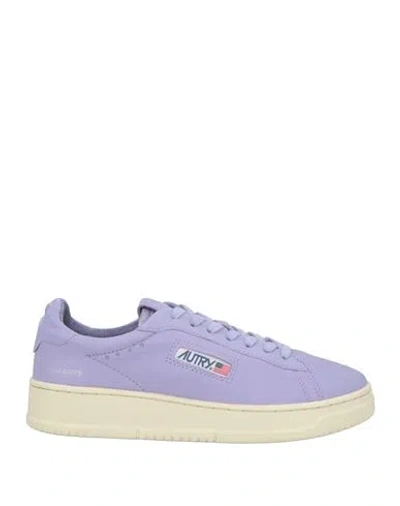 Autry Woman Sneakers Lilac Size 8 Goat Skin