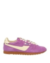 Autry Windspin Low Woman Suede Leather Sneakers In Purple