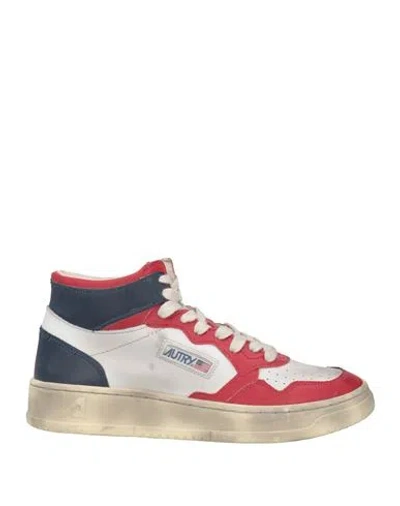 Autry Woman Sneakers Off White Size 10 Soft Leather