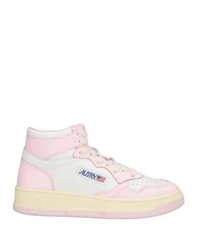Autry Woman Sneakers Pink Size 8 Leather