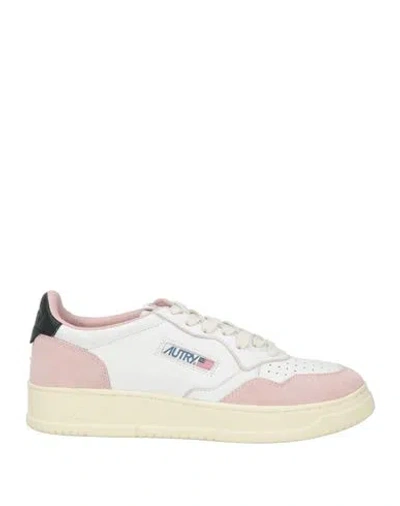 Autry Woman Sneakers Pink Size 8 Leather