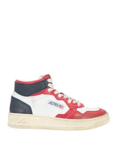 Autry Woman Sneakers Red Size 7 Leather