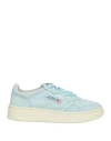 Autry Woman Sneakers Sky Blue Size 7 Soft Leather
