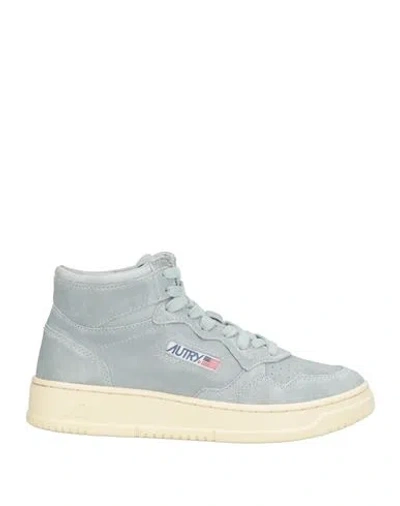 Autry Woman Sneakers Sky Blue Size 7 Goat Skin