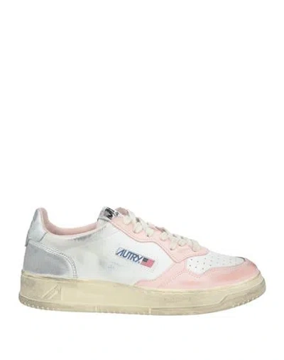 AUTRY AUTRY WOMAN SNEAKERS WHITE SIZE 5 LEATHER