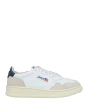 Autry Two-tone Leather And Suede Medalist Sneakers In White