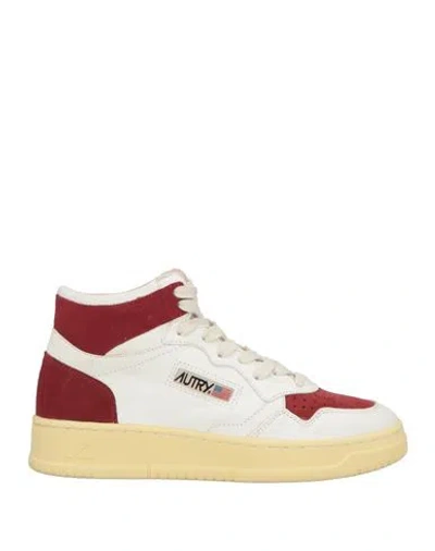 Autry Woman Sneakers White Size 7 Leather