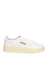 Autry Low Sneaker With Perforated Detailing And Rubber Sole