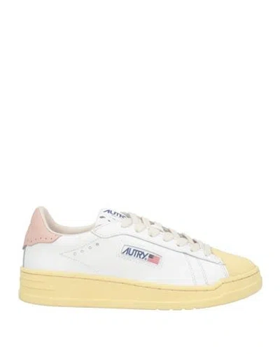 Autry Woman Sneakers White Size 8 Leather