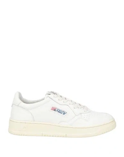 Autry Woman Sneakers White Size 8 Leather