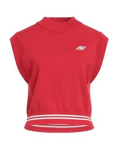 AUTRY AUTRY ACTION PEOPLE WOMAN SWEATER RED SIZE L VISCOSE, NYLON