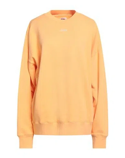 Autry Woman Sweatshirt Apricot Size Xl Cotton In Orange