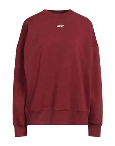 Autry Woman Sweatshirt Brick Red Size M Cotton