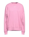 Autry Logo-print Cotton Sweatshirt In Pink