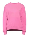 Autry Woman Sweatshirt Fuchsia Size Xs Cotton In Pink