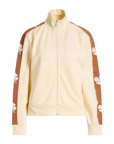 Autry Woman Sweatshirt Ivory Size L Polyester, Cotton In Neutral