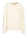Autry Cream Cotton Main Wom Sweatshirt In White