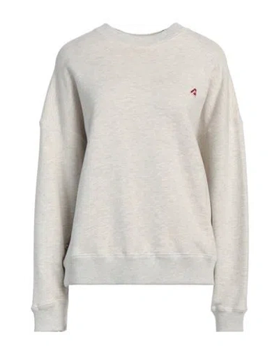 Autry Woman Sweatshirt Ivory Size M Cotton In White