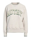 Autry Woman Sweatshirt Ivory Size Xs Cotton, Polyester, Elastane In White