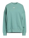 Autry Woman Sweatshirt Light Green Size M Cotton In Green