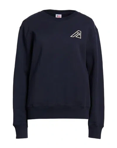 Autry Woman Sweatshirt Midnight Blue Size Xxl Cotton