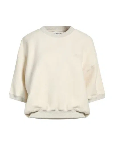 Autry Woman Sweatshirt Off White Size Xs Cotton, Polyester